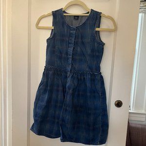 Gap Denim Sleeveless Dress. Girls Size L